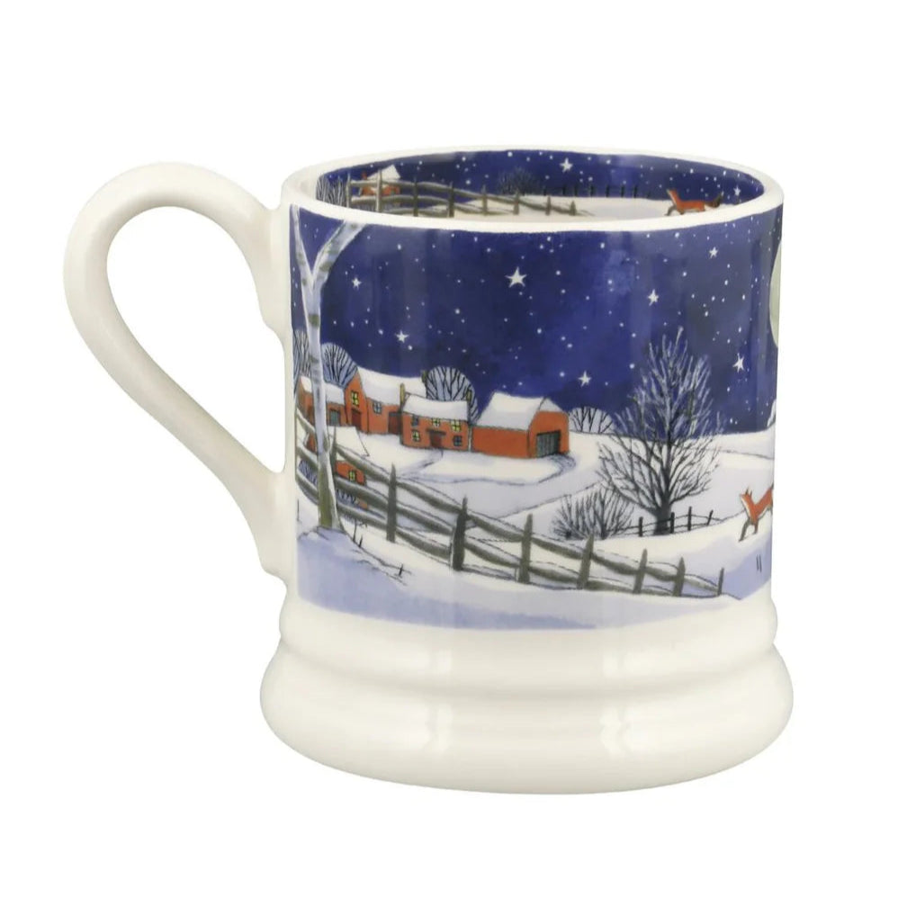 Emma Bridgewater Midnight Robin 1/2 Pint Mug