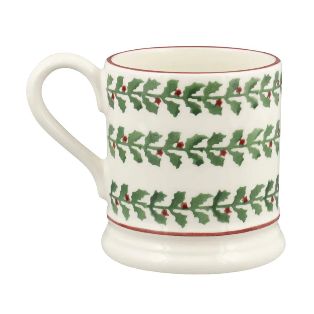 Emma Bridgewater Tiny Holly 1/2 Pint Mug