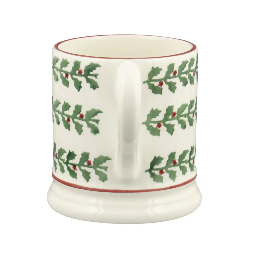 Emma Bridgewater Tiny Holly 1/2 Pint Mug