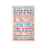 Emma Bridgewater Red & Blue Toast Tea Towel