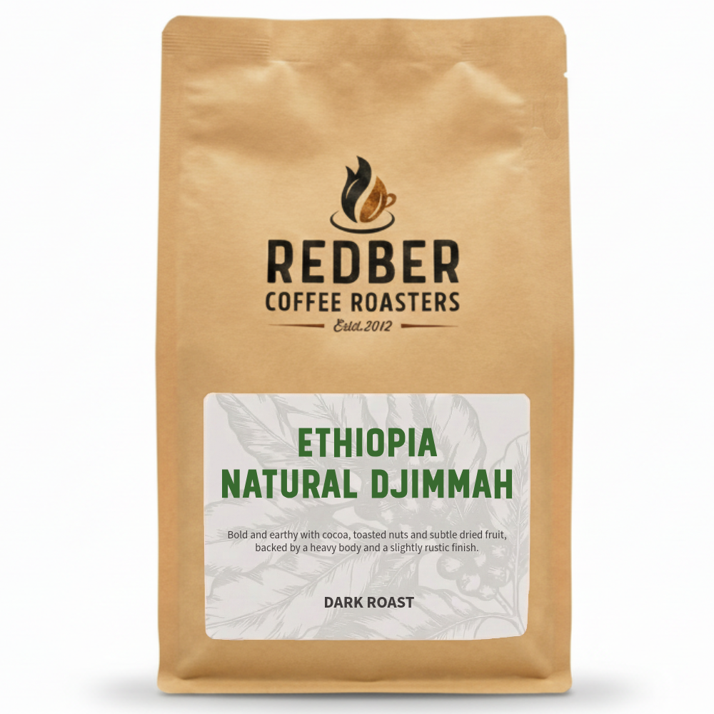 Ethiopia Djimmah Natural Coffee Beans Freshly Roasted