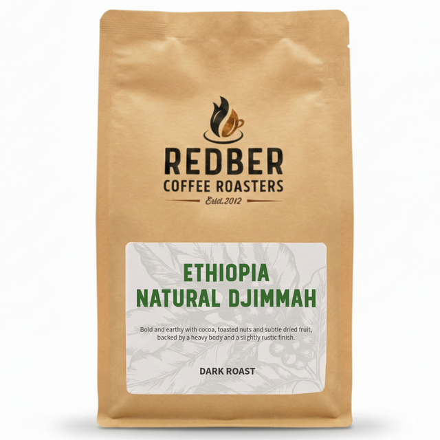 Ethiopia Djimmah Natural Coffee Beans Freshly Roasted