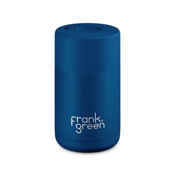 Frank Green 12oz/340ml Ceramic Reusable Cup - Deep Ocean, Redber Coffee Roastery