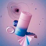 Frank Green 12oz Ceramic Reusable Cup Gradient with Push Button Lid - Wild Orchid, Redber coffee