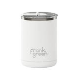Frank Green 12oz/355ml Ceramic Coffee Cup with Hinged Lid - Cloud