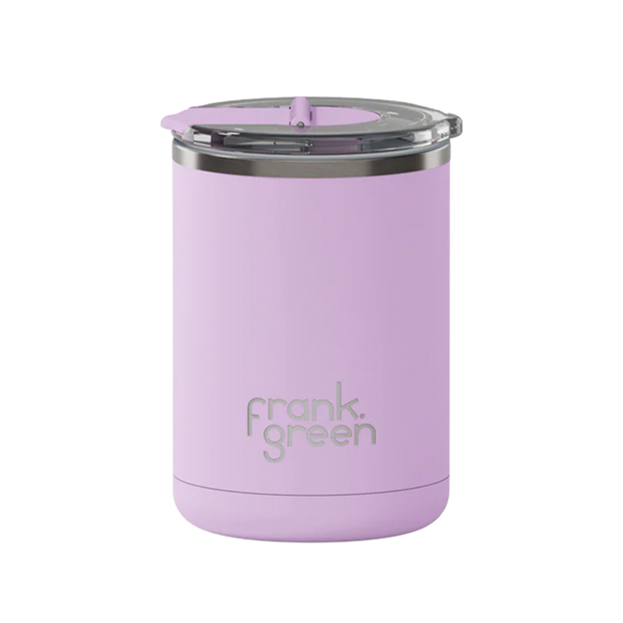 Frank Green 12oz/355ml Ceramic Coffee Cup with Hinged Lid - Lilac Haze