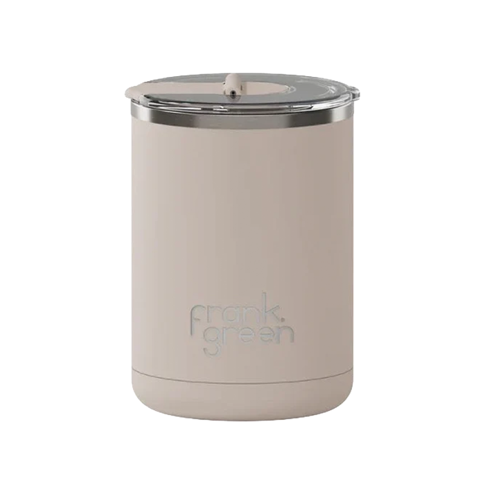 Frank Green 12oz/355ml Ceramic Coffee Cup with Hinged Lid - Moon Dust