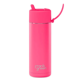 Frank Green 20oz/595ml Ceramic Reusable Bottle with Flip Straw - Bubblegum