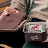Frank Green Lunch Container with Silicone Lid - Chocolate