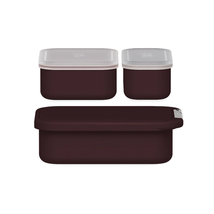 Frank Green Lunch Container with Silicone Lid - Chocolate
