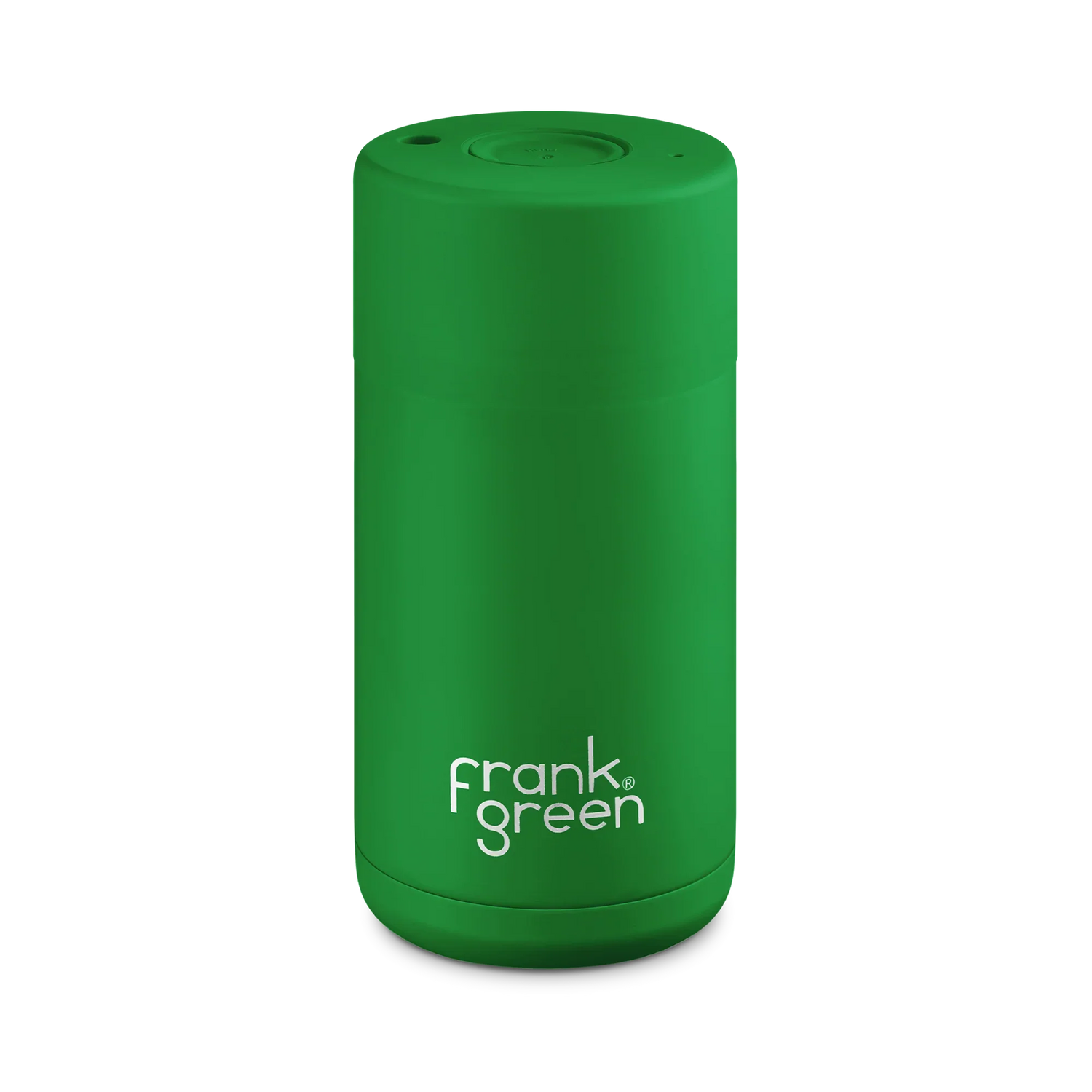 Frank Green 12oz/355ml Ceramic Reusable Cup with Button Lid - Evergreen