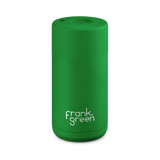 Frank Green 12oz/355ml Ceramic Reusable Cup with Button Lid - Evergreen