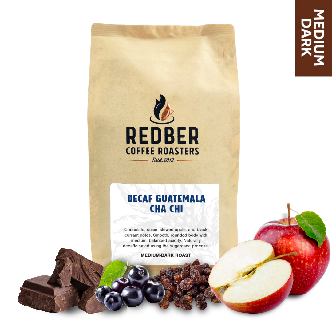 Redber Guatemala Cha Chi Decaf – smooth and rich medium dark roast