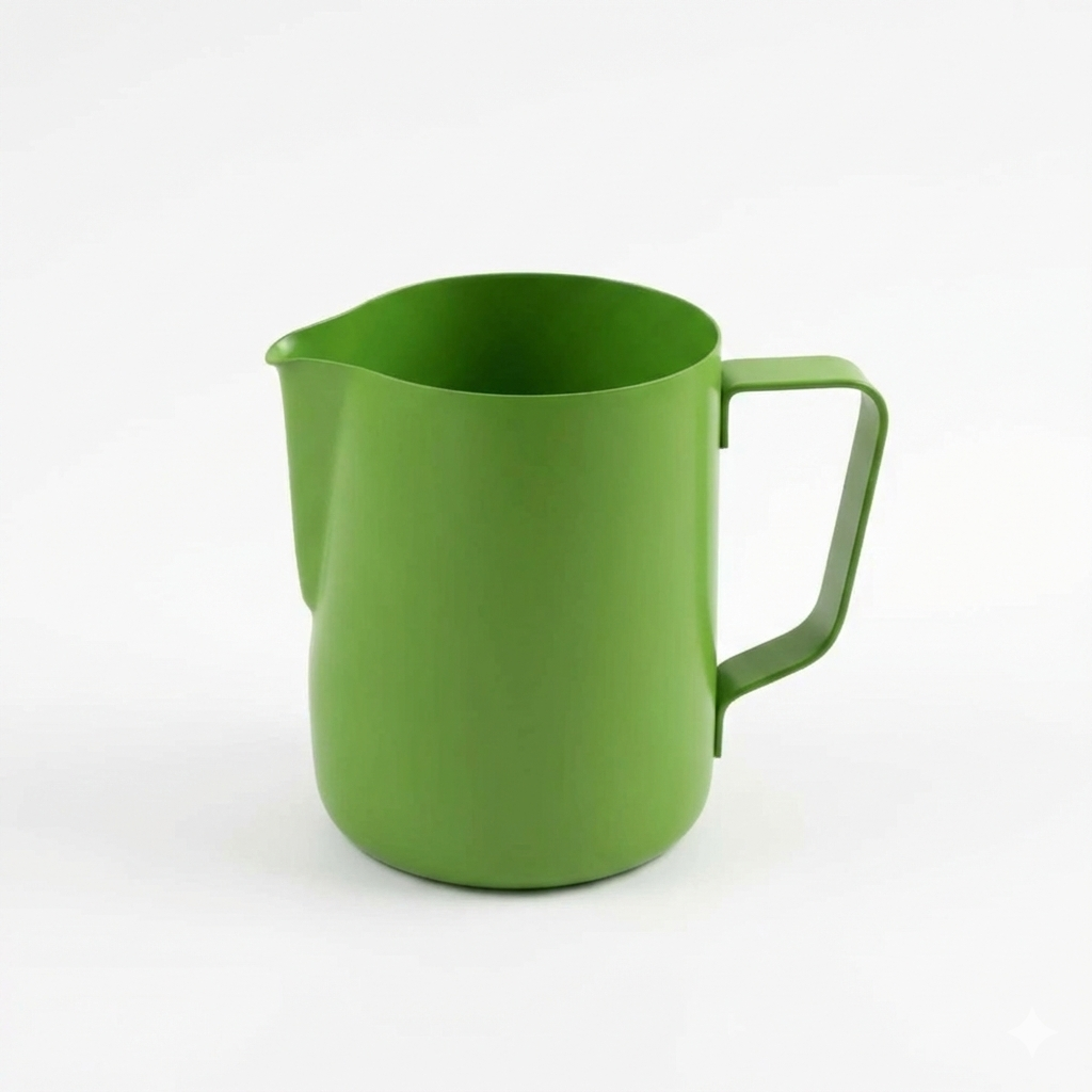 Milk Foaming Jug Teflon Coated 600ml/20oz - Green