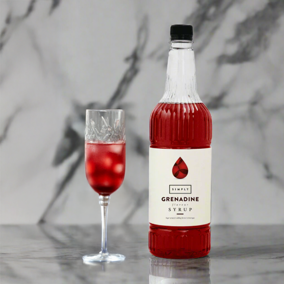 IBC, Simply Coffee Syrup 1L - Grenadine, Redber Coffee