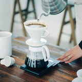 Hario V60 Ceramic Coffee Maker Kit White Size 02