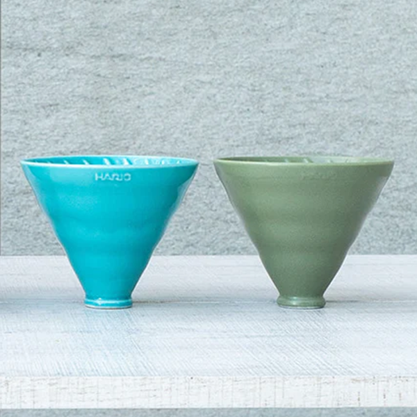 Hario V60 Switch & Match Ceramic Dripper Size 02 - Oil Green