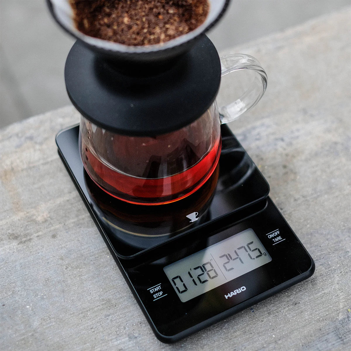Hario Barista Glass Scale - Black