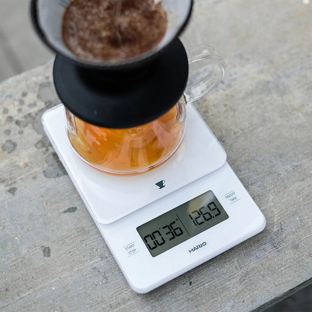 Hario Barista Glass Scale - White