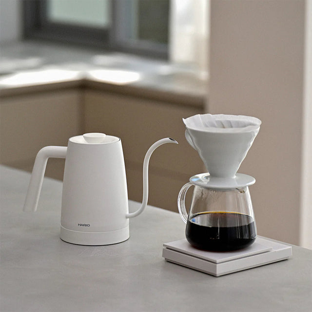 Hario Lyra Electric Coffee Drip Kettle 800ml - White