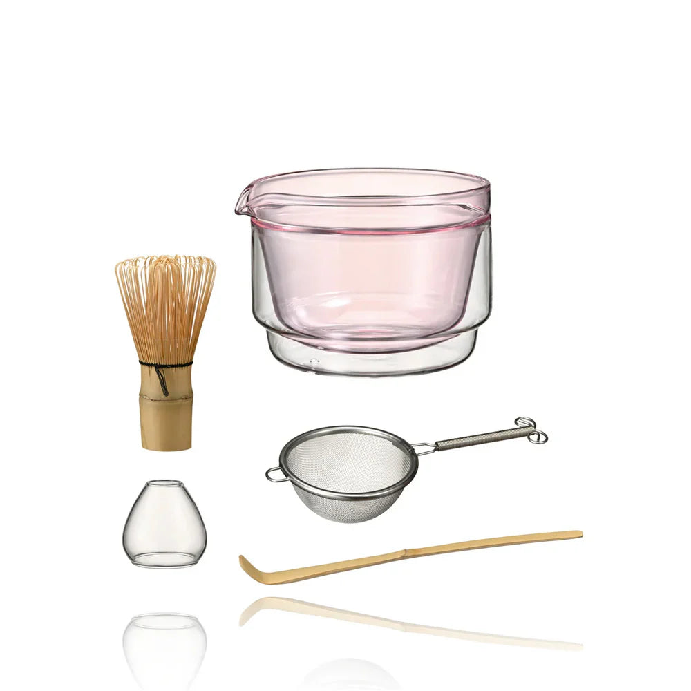 Hario Matcha Collection Tea Set - Pink