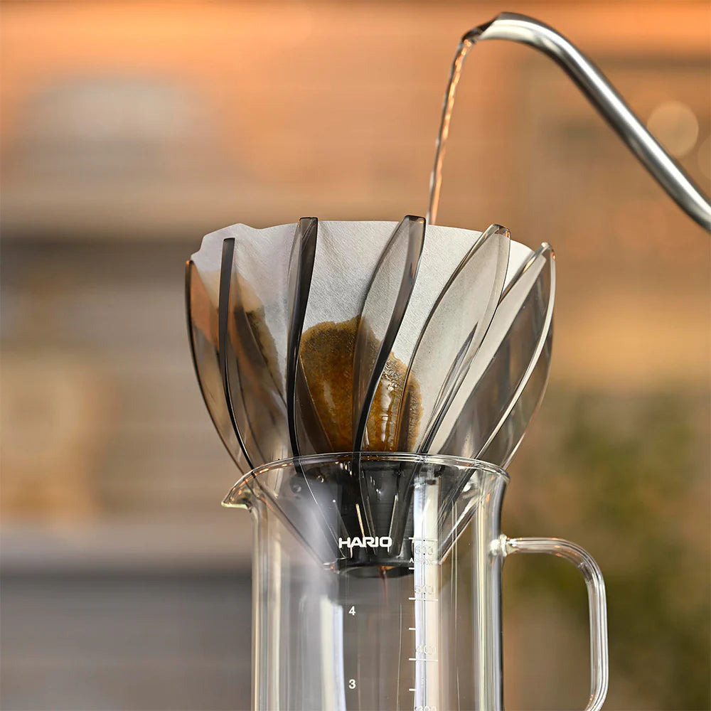 Hario V60 02 Dripper Suiren - Black & White