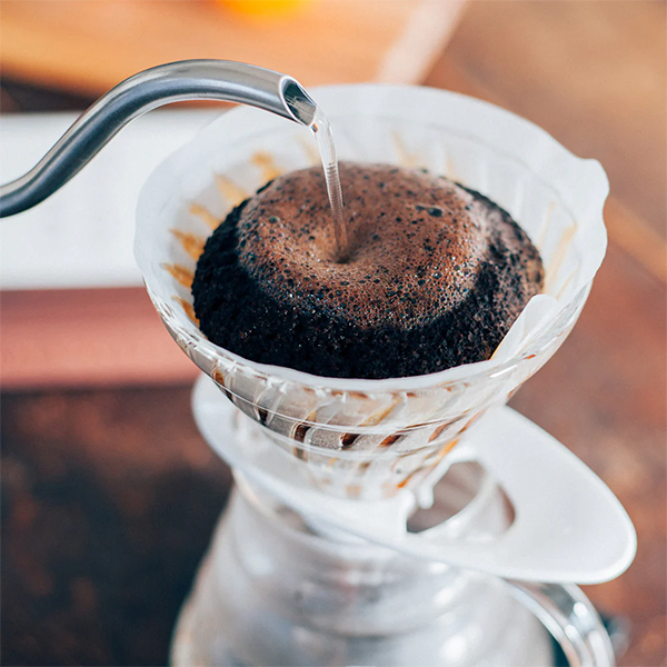 Hario V60 Glass Coffee Dripper Size 02 - White