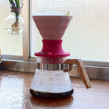 Hario Switch V60 Ceramic Immersion Dripper Size 02 - Berry Pink