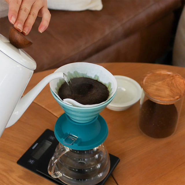 Hario Switch V60 Ceramic Immersion Dripper Size 02 - Tropical Turquoise