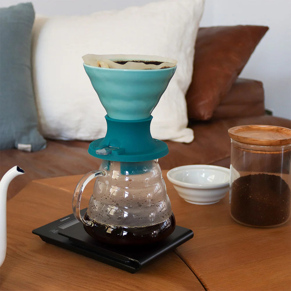 Hario Switch V60 Ceramic Immersion Dripper Size 02 - Tropical Turquoise