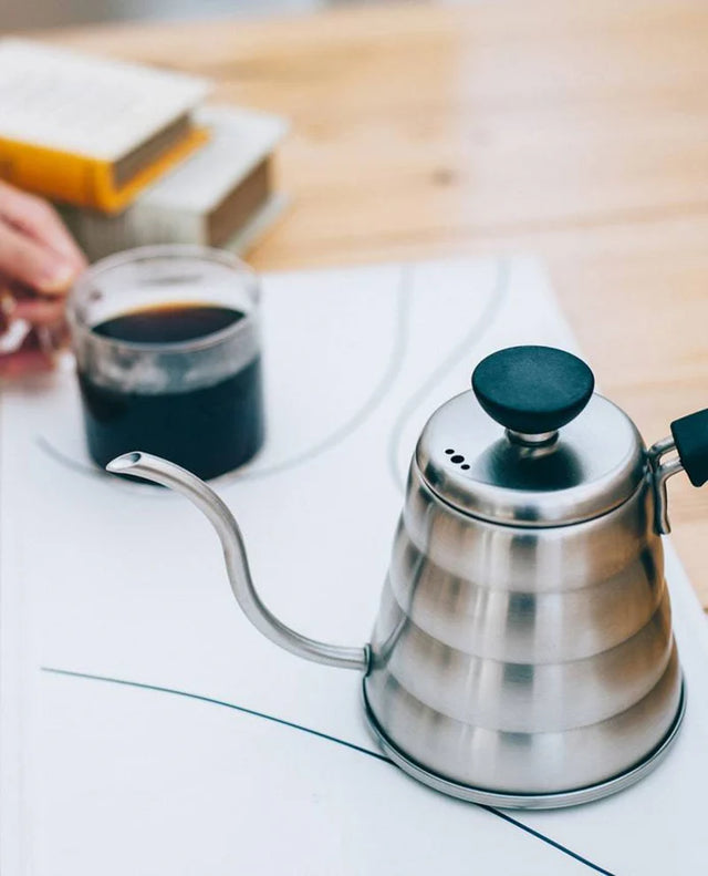 Hario, Hario V60 Buono Drip Kettle 600ml - Stainless Steel, Redber Coffee