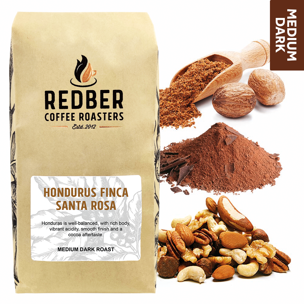 HONDURAS SHG FINCA SANTA ROSA - Medium-Dark Roast Coffee