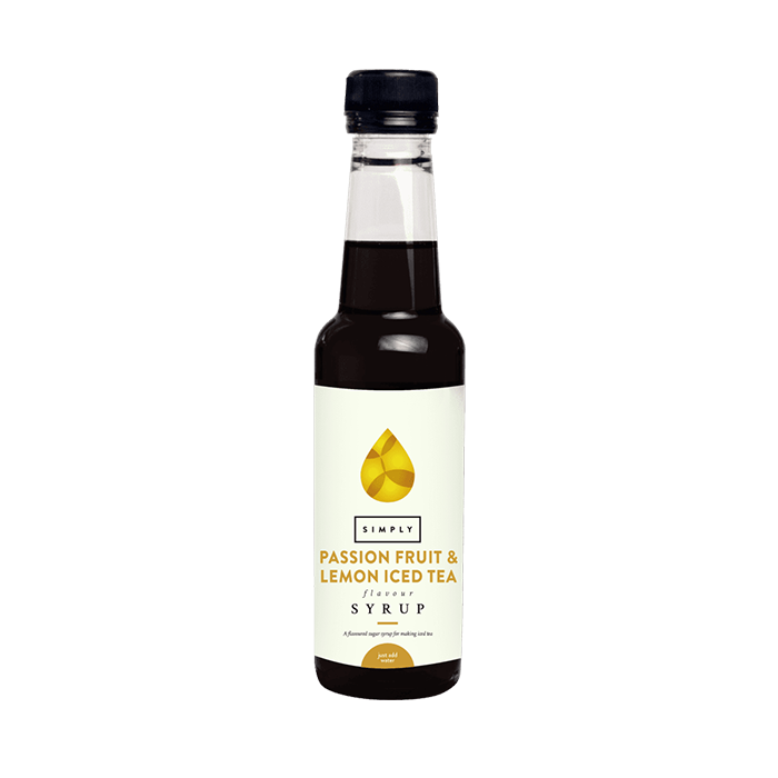 Simply Iced Tea Syrup 250ml - Passion Fruit & Lemon