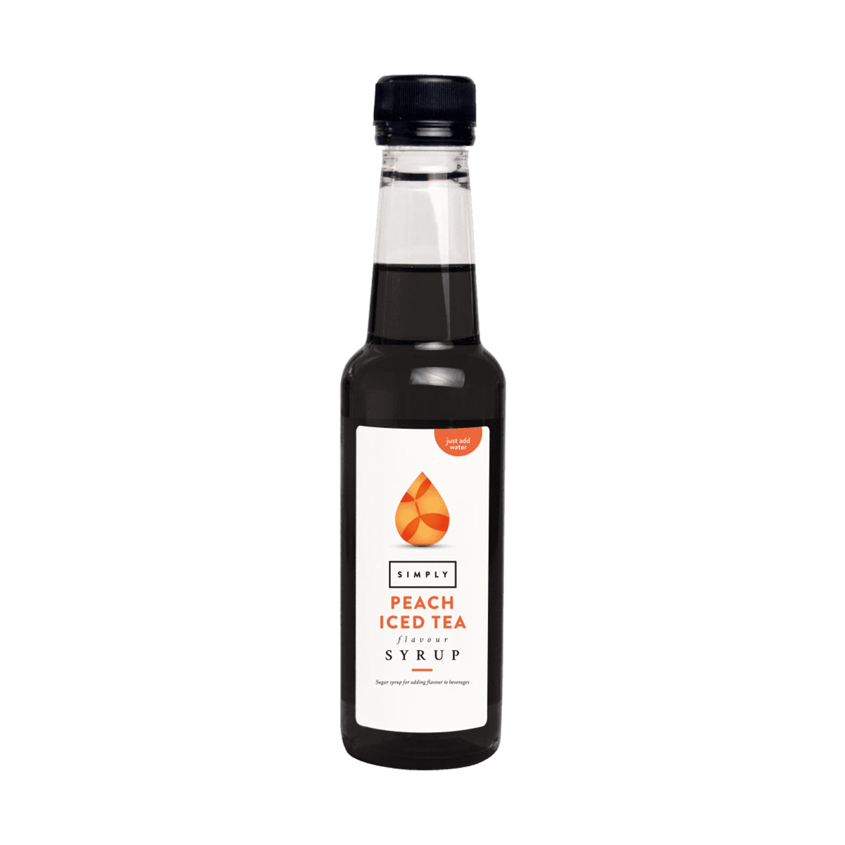 Simply Iced Tea Syrup 250ml - Peach (Sugar Free) I Redber