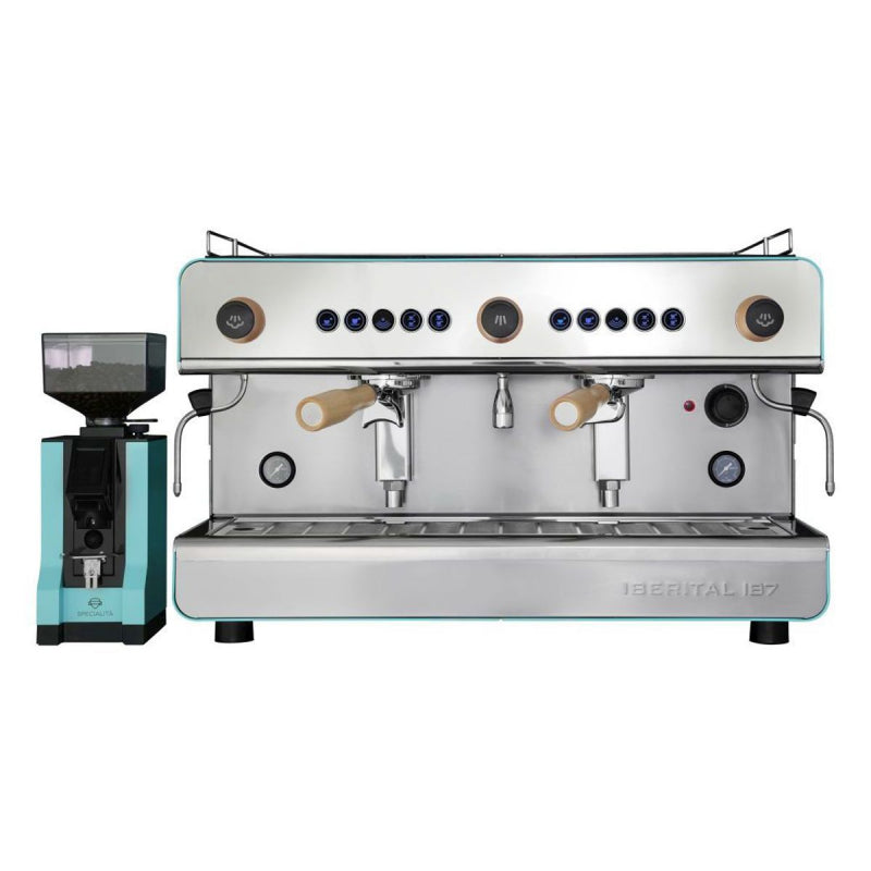 Eureka Mignon Specialista Coffee Grinder - Tiffany Blue