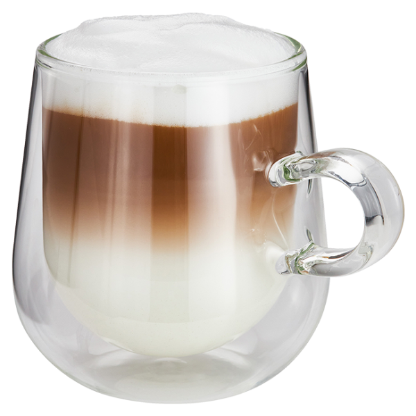 Judge Duo 2 Piece Latte Glass Set, 325ml