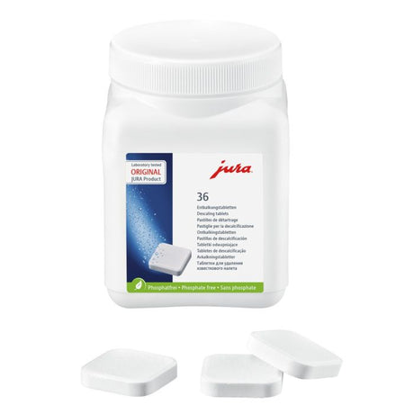Jura Decalcifying Tablets for Bean to Cup Coffee Machine - Tub of 36 pcs
