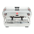 La Marzocco KB90 espresso machine with innovative straight-in portafilter and dual boiler system, ideal for high-volume coffee shops.