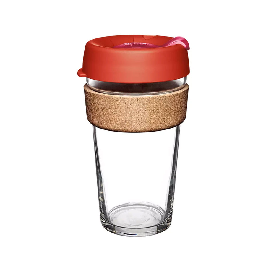 KeepCup Brew Cork Glass Reusable Coffee Cup L 16oz/454ml - Daybreak