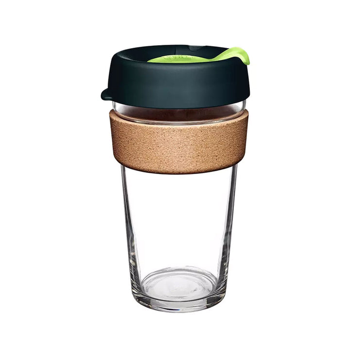KeepCup Brew Cork Glass Reusable Coffee Cup L 16oz/454ml - Deep