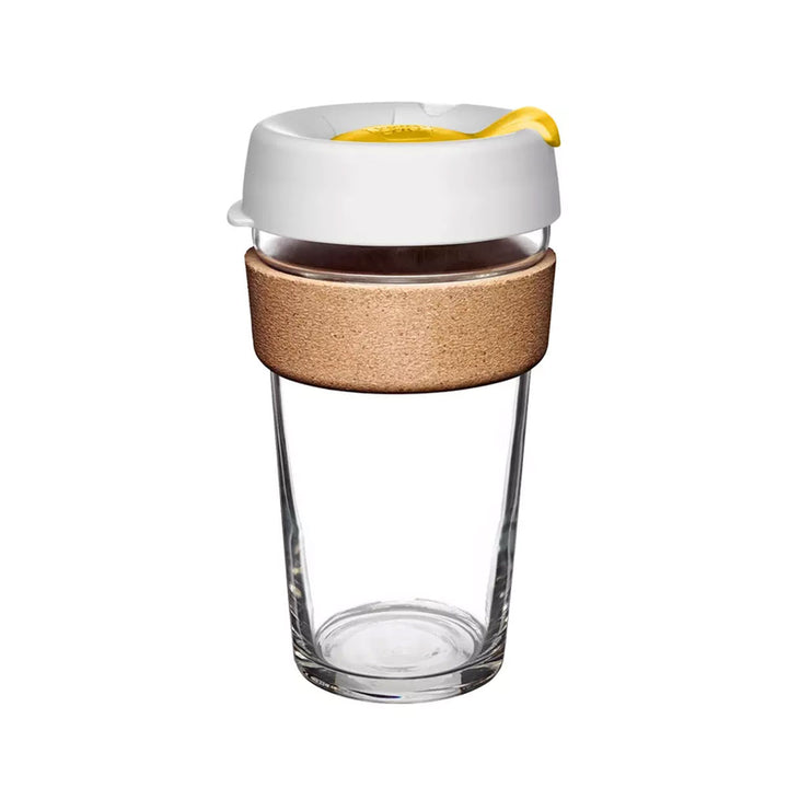 KeepCup Brew Cork Glass Reusable Coffee Cup L 16oz/454ml - The Egg