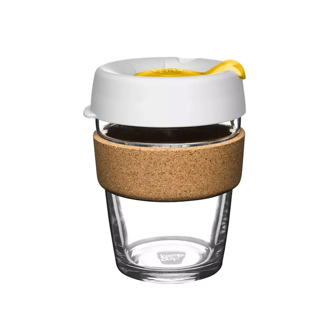 KeepCup Brew Cork Glass Reusable Coffee Cup 12oz The Egg Redber