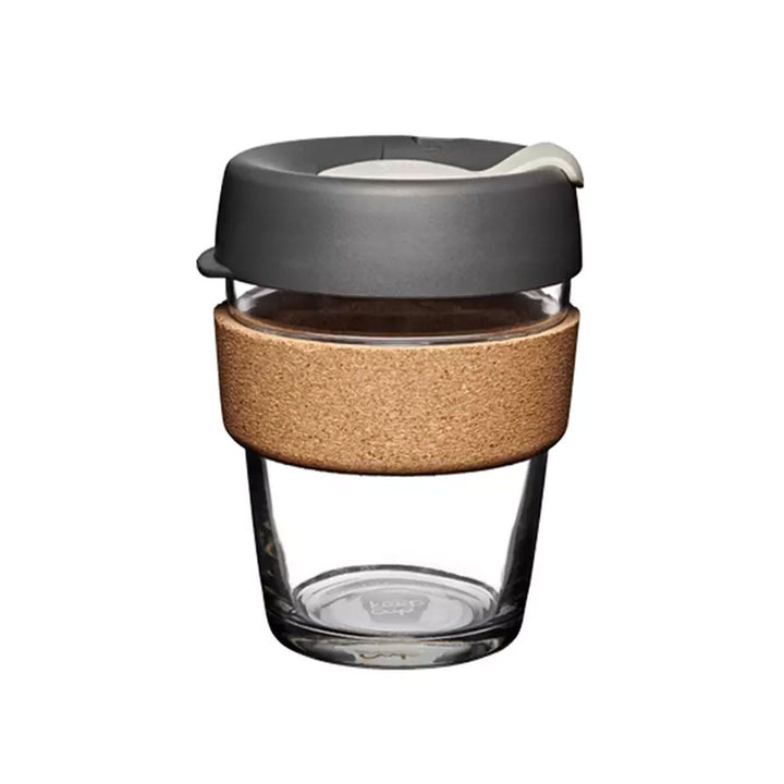 KeepCup Brew Cork Glass Reusable Coffee Cup 12oz - Press