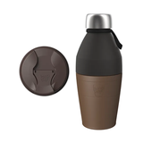 KeepCup Just Essentials Water Bottle18oz/530ml & Commuter Flip Lid Gift Box - Chocolate