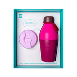 KeepCup Just Essentials Water Bottle18oz/530ml & Commuter Flip Lid Gift Box - Grenache Lilac