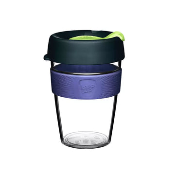 KeepCup Press Fit Original Clear Plastic Reusable Coffee Cup M 12oz/340ml - Deep