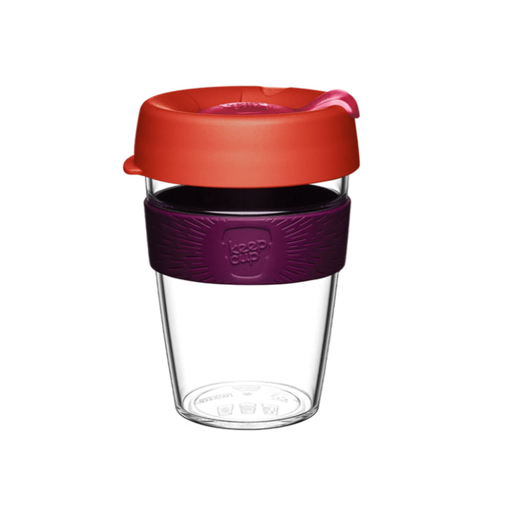 KeepCup Press Fit Original Clear Reusable Coffee Cup M 12oz/340ml - Anise