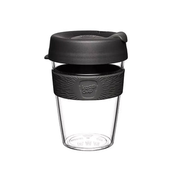 KeepCup Press Fit Original Clear Plastic Reusable Coffee Cup M 12oz/340ml - Nitro