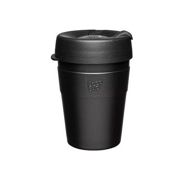 KeepCup Thermal Stainless Steel Reusable Coffee Cup M 12oz - Black