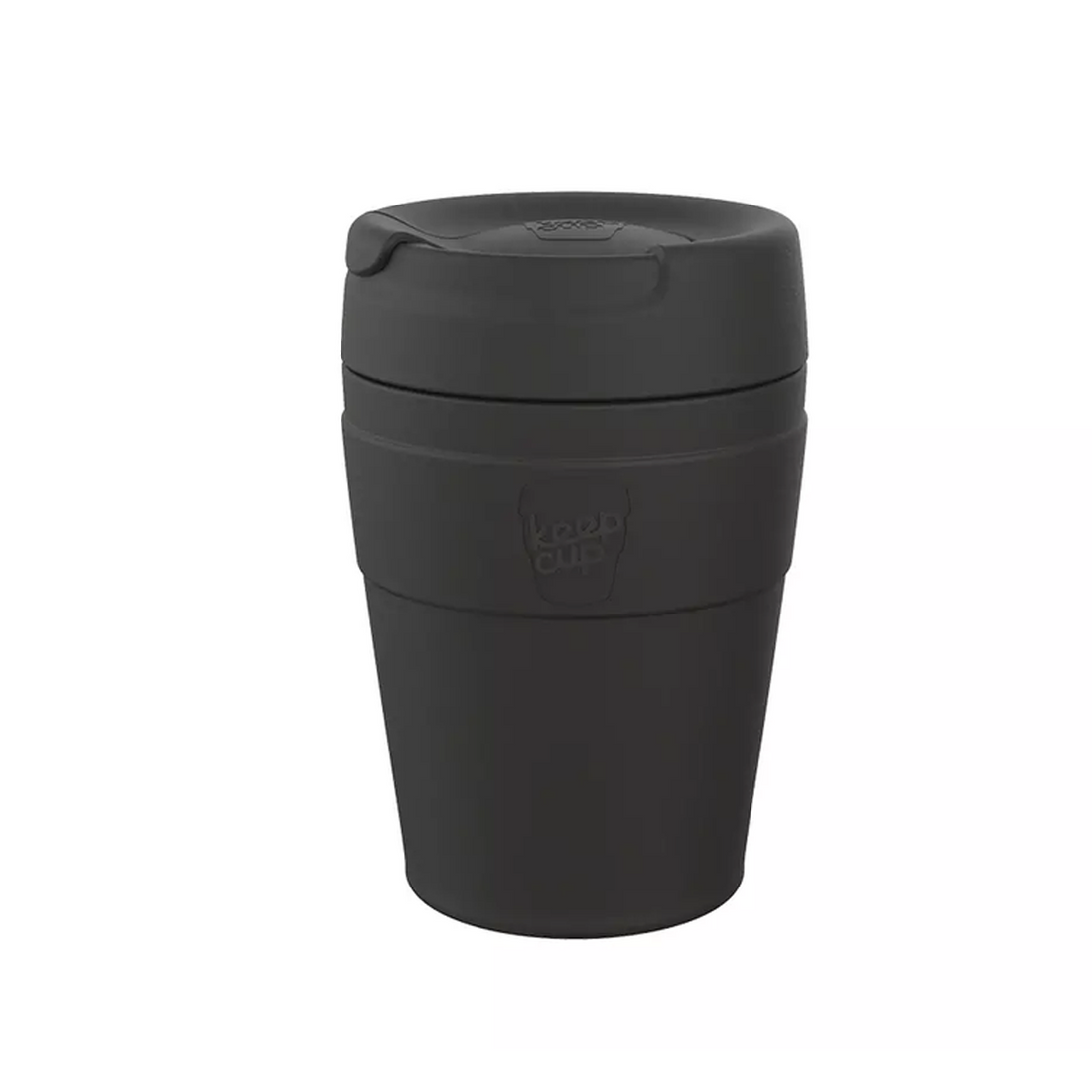 KeepCup Helix Thermal Stainless Steel Reusable Coffee Cup M 12oz - Black